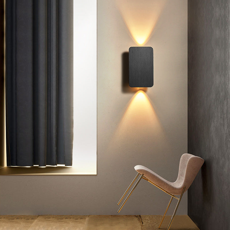 Moderne Wandleuchte aus Glas