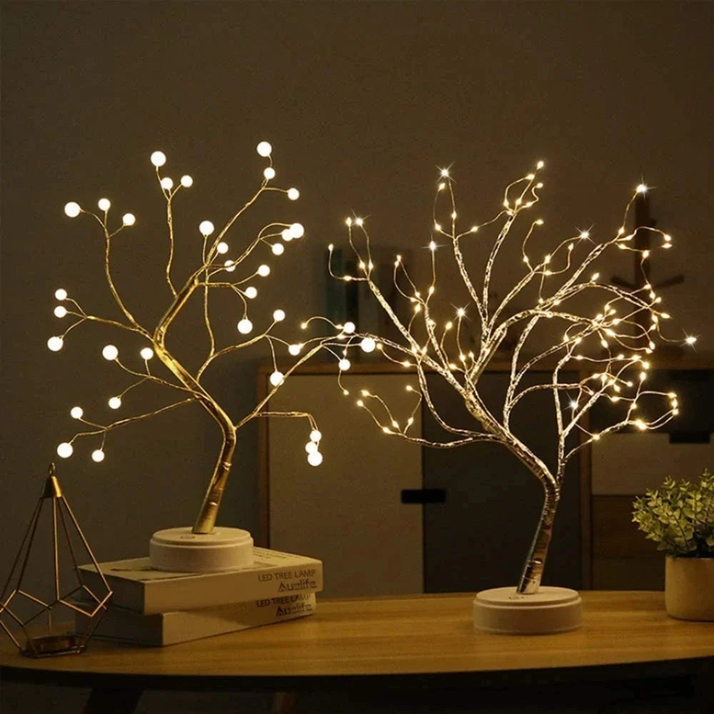 Dekorative Feenbaum-Tischlampe