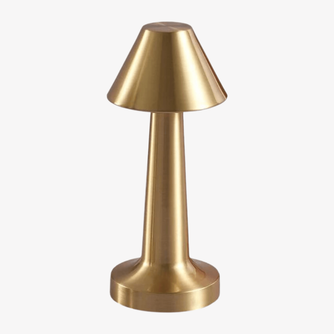Wiederaufladbare Tischlampe aus Metall