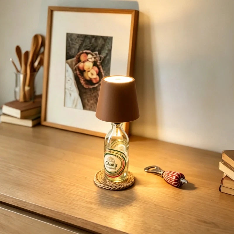 Wiederaufladbare Flaschenlampe