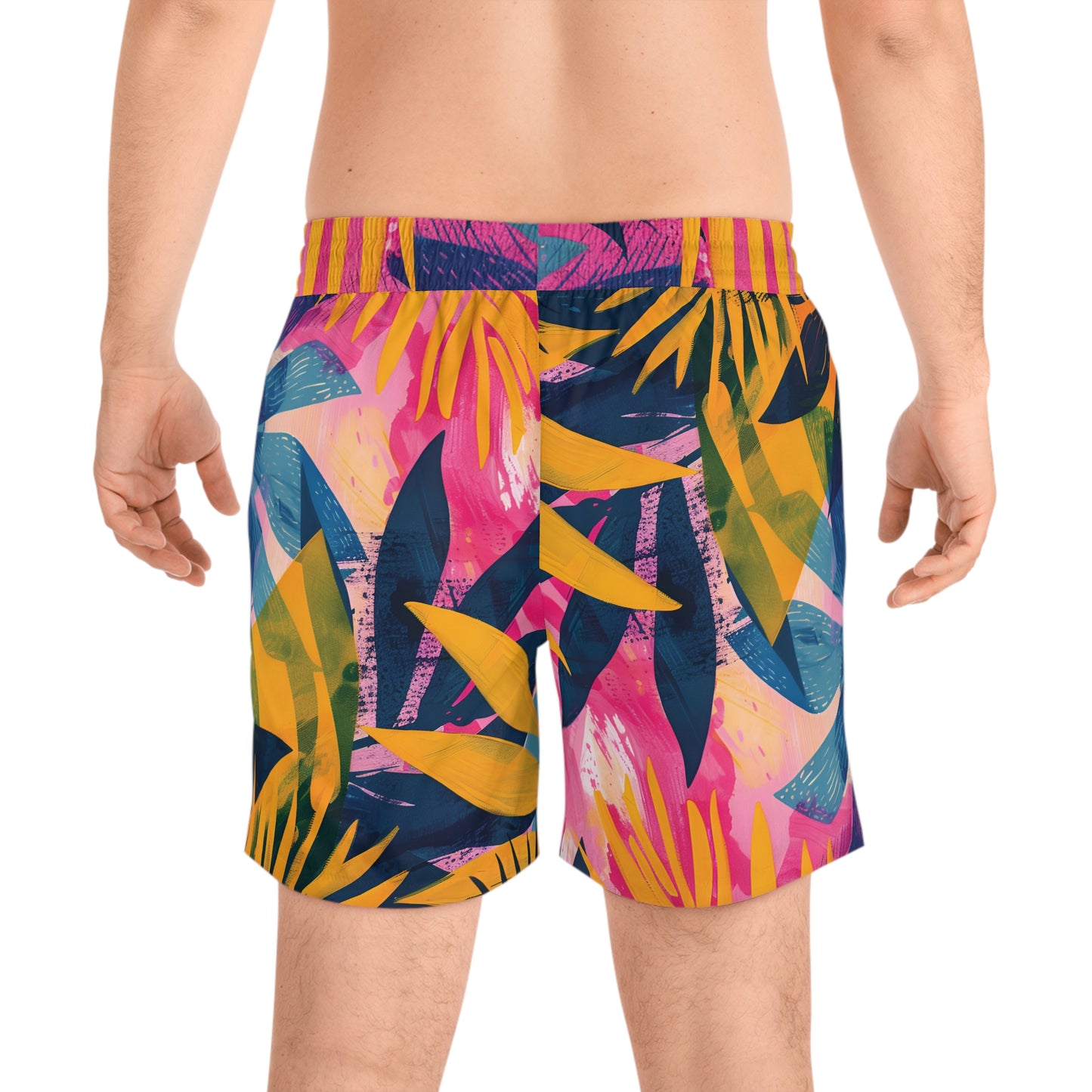 Neon Tropics Swim Shorts for Men
