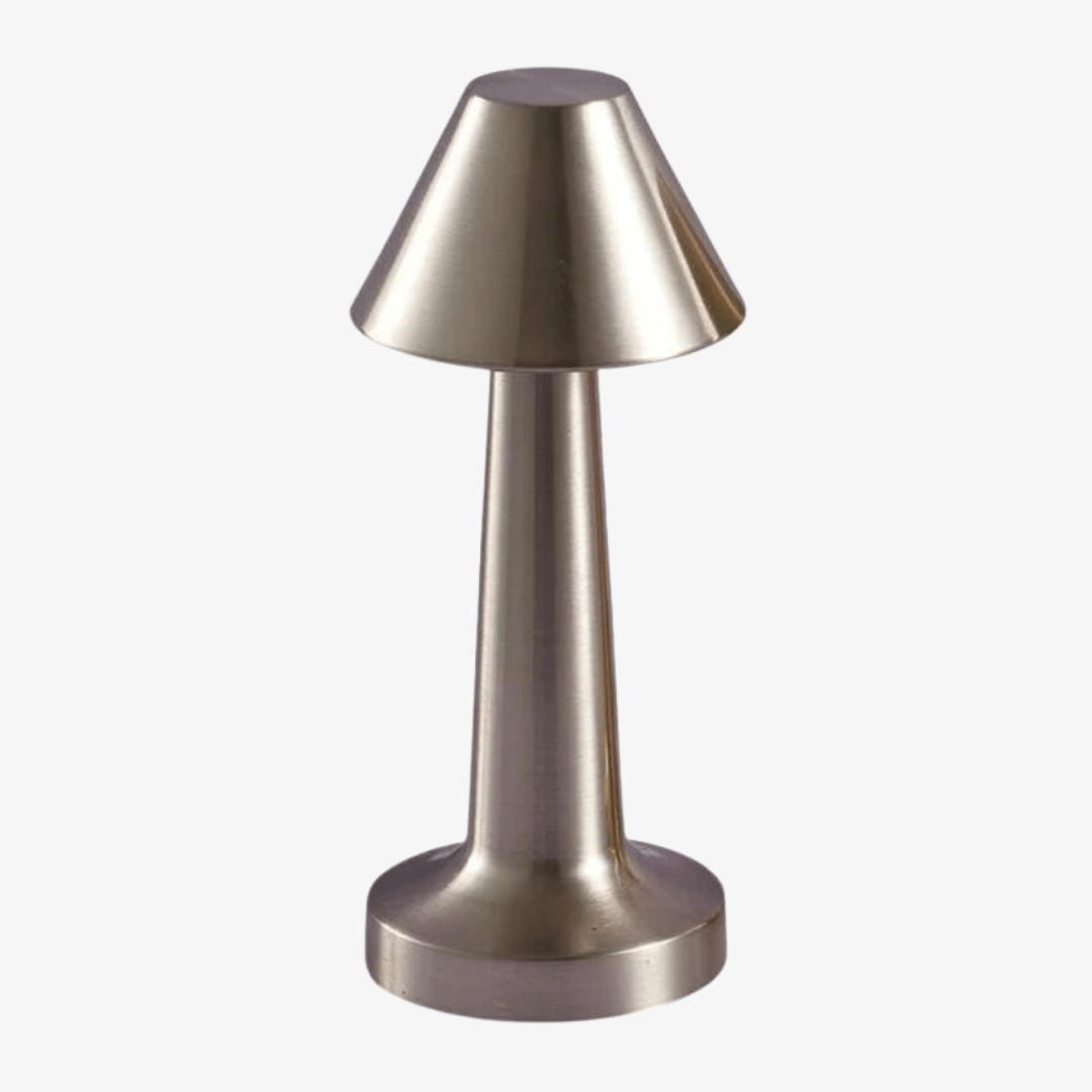 Wiederaufladbare Tischlampe aus Metall