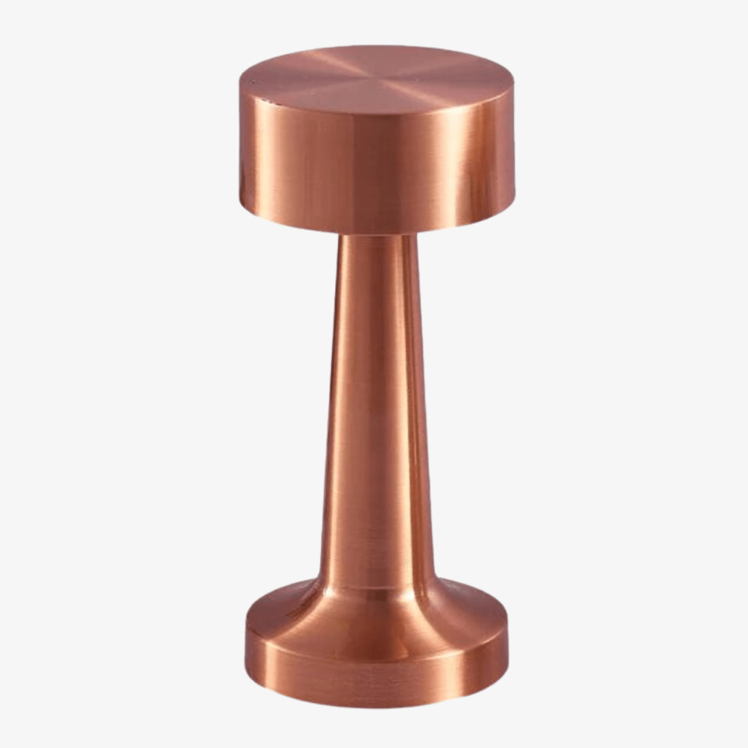 Wiederaufladbare Tischlampe aus Metall