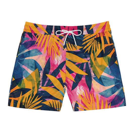 Neon Tropics Swim Shorts for Men