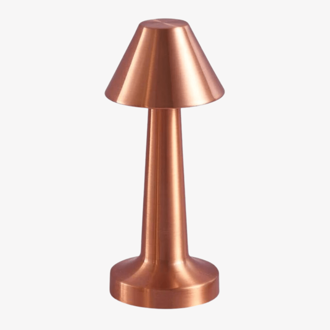 Wiederaufladbare Tischlampe aus Metall