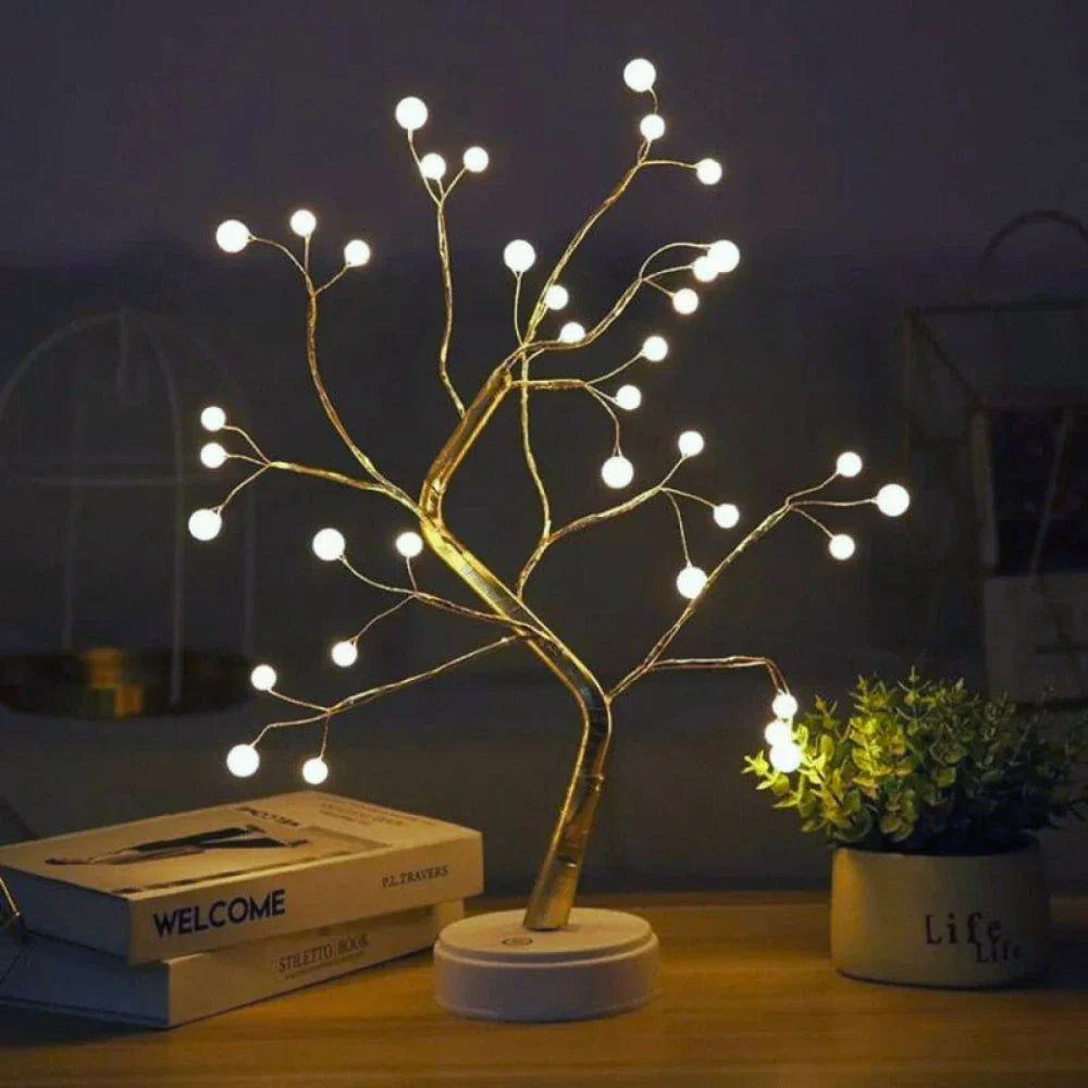 Dekorative Feenbaum-Tischlampe