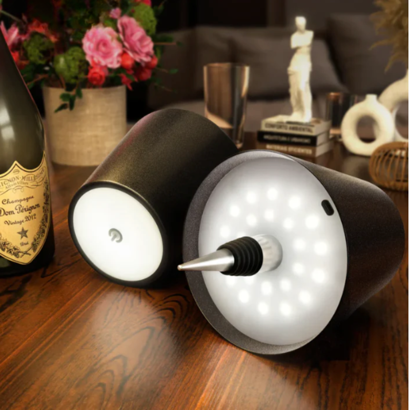 Kabellose Flaschen-Tischlampe