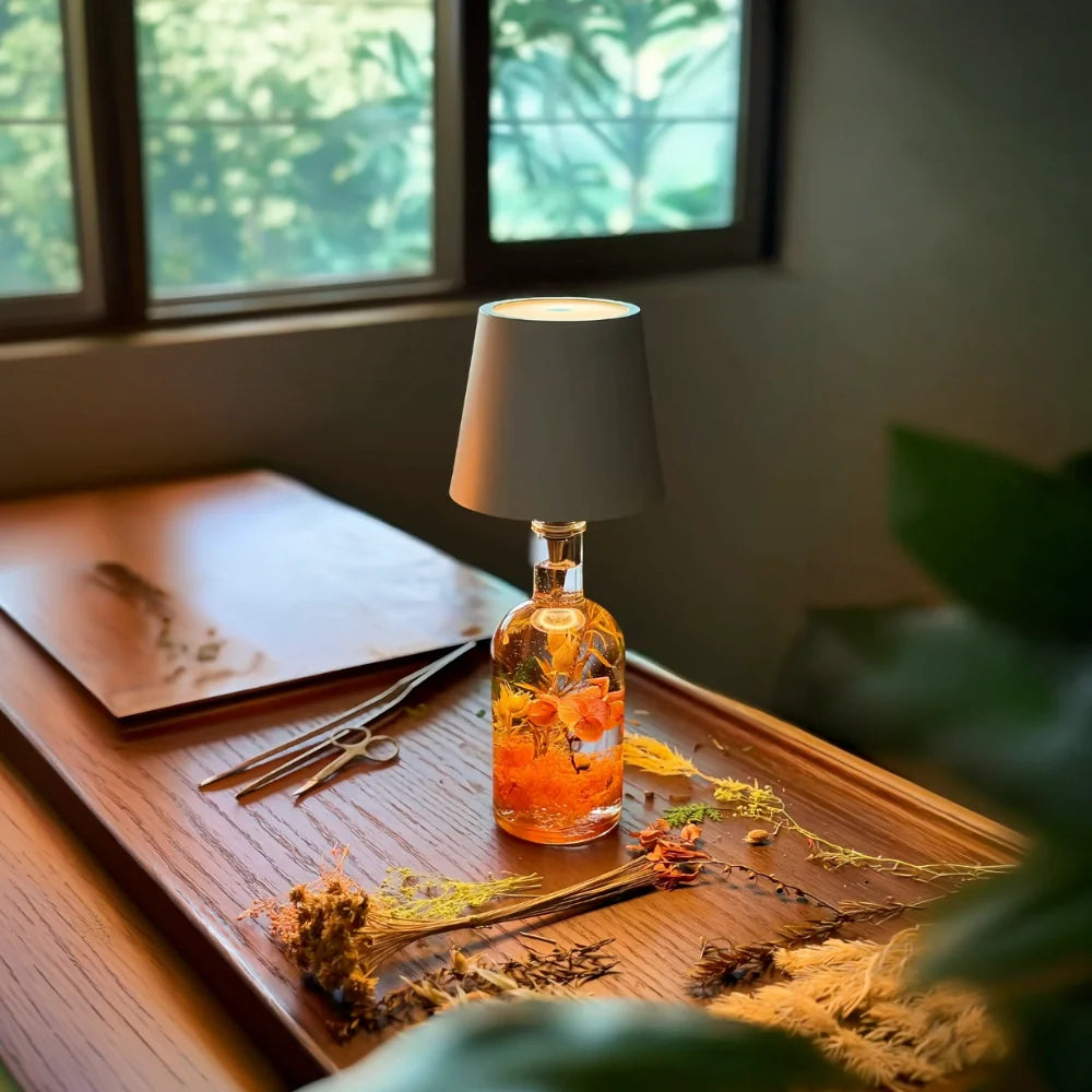 Wiederaufladbare Flaschenlampe