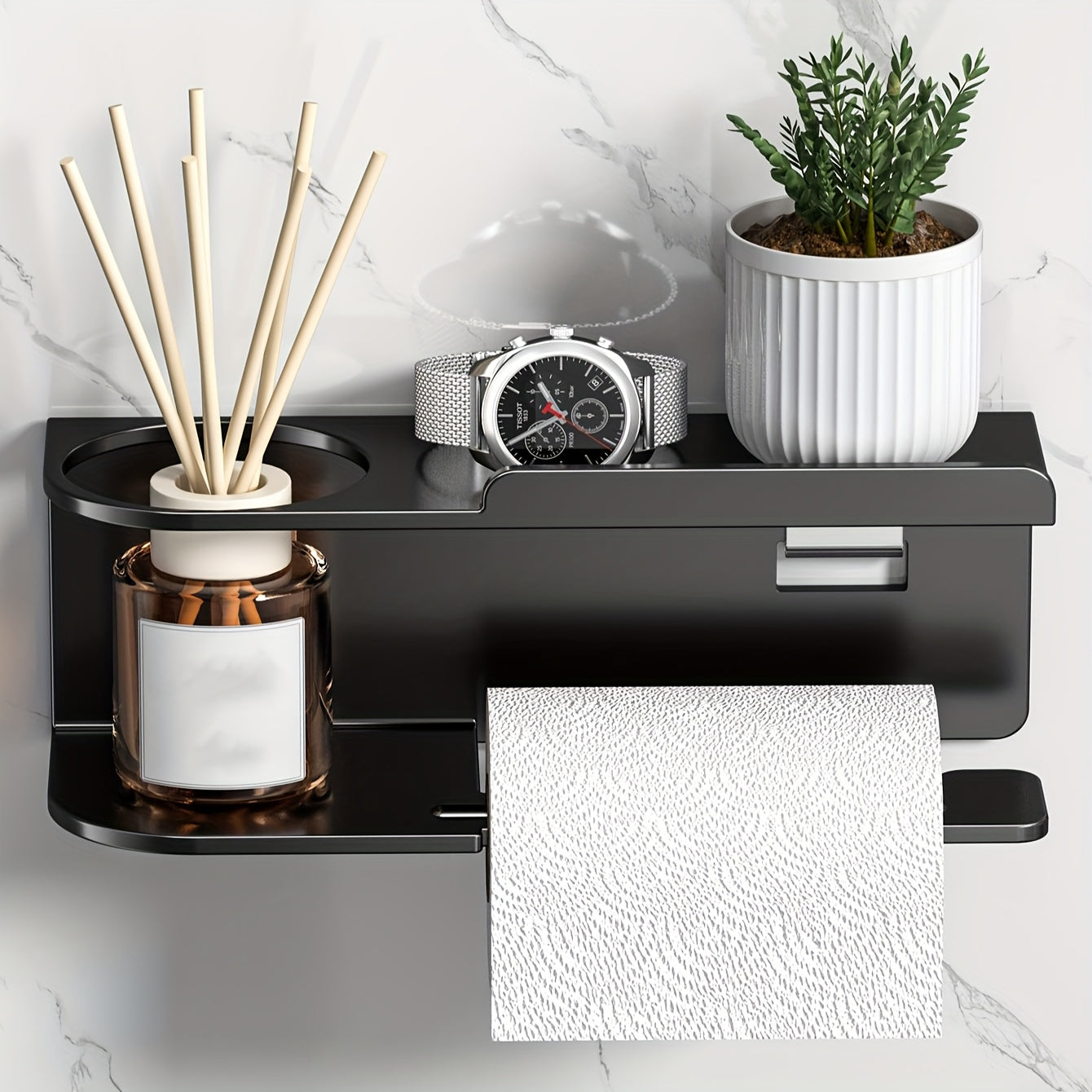 Wandmontierter Papierhalter