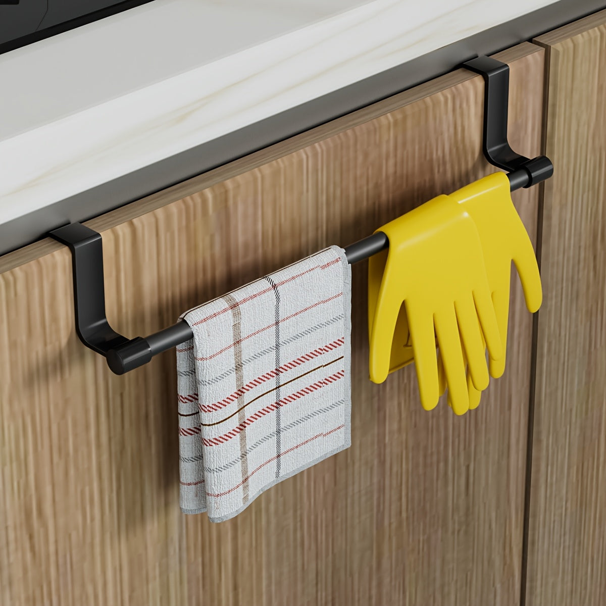 Moderner Wandorganizer aus Edelstahl