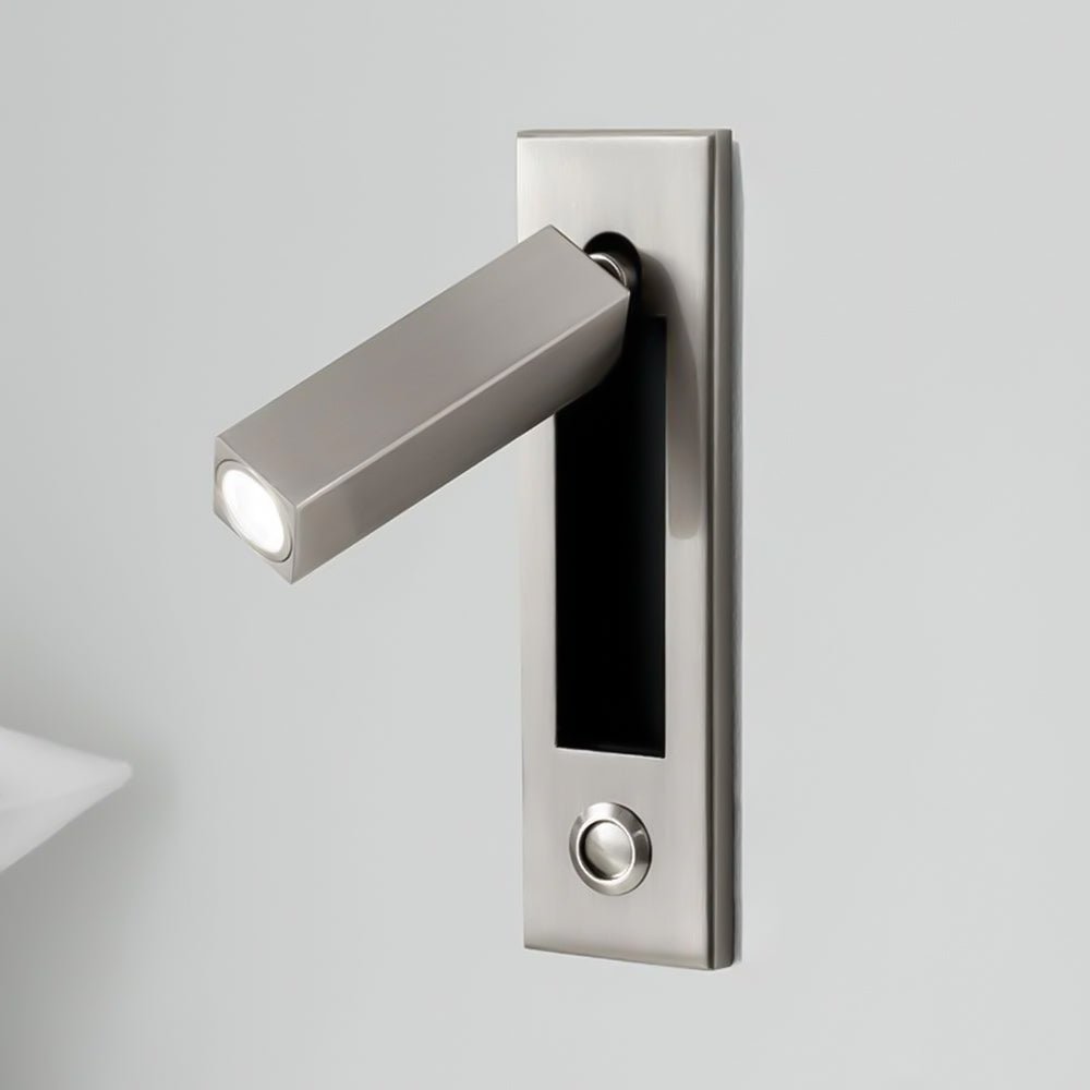 Flach zusammenklappbare Nachttischlampe