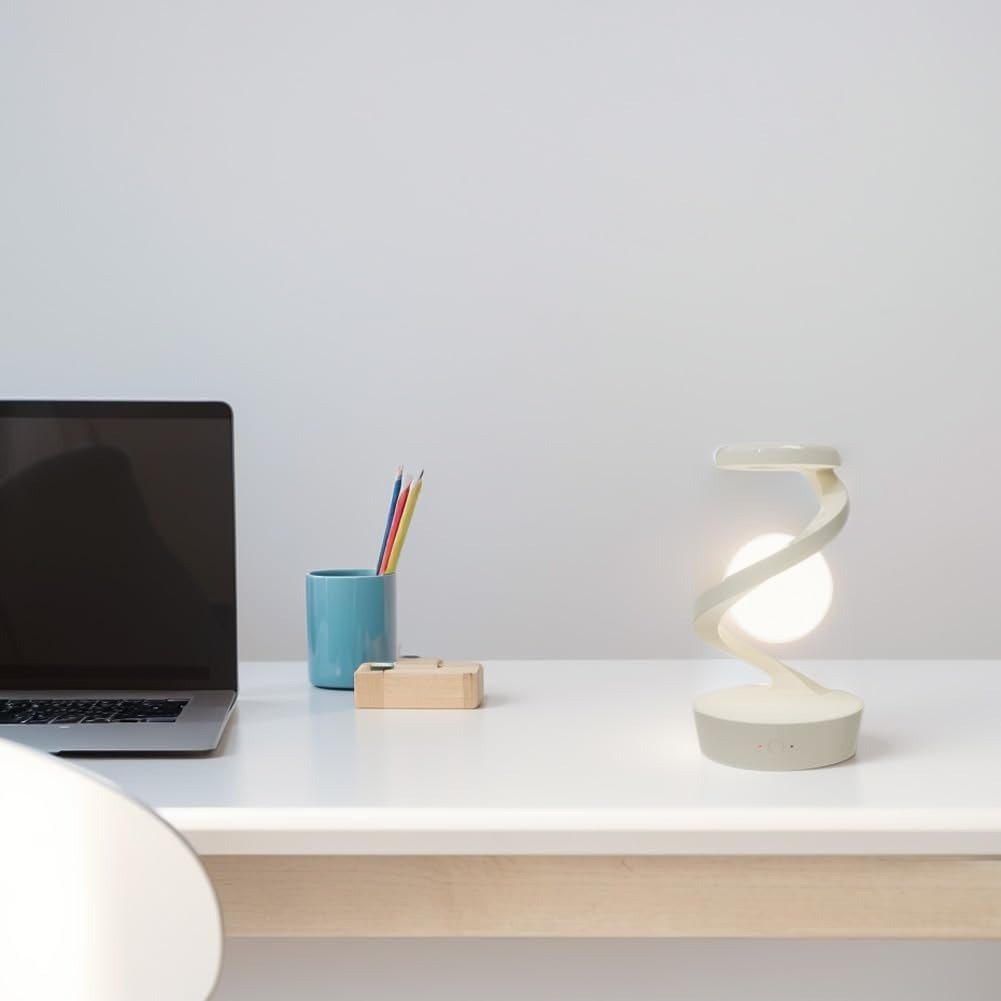 Interaktive Spiral-Tischlampe