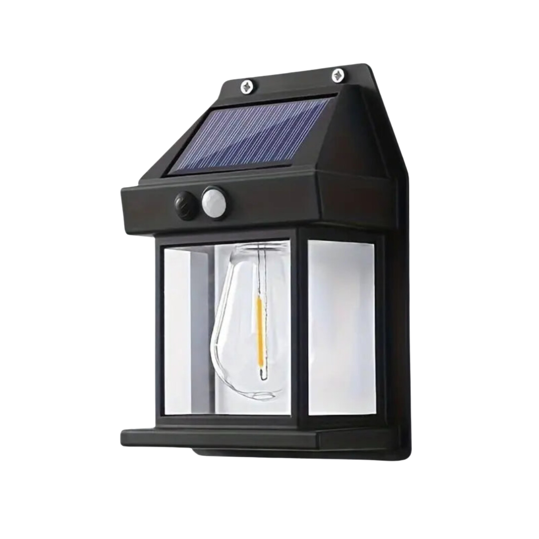 Solarbetriebene Außenwandleuchte