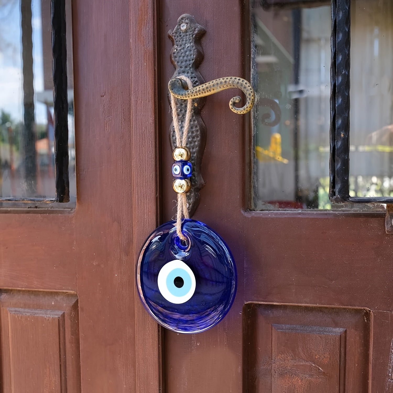 Boho-Wandbehang mit „Bösem Blick“
