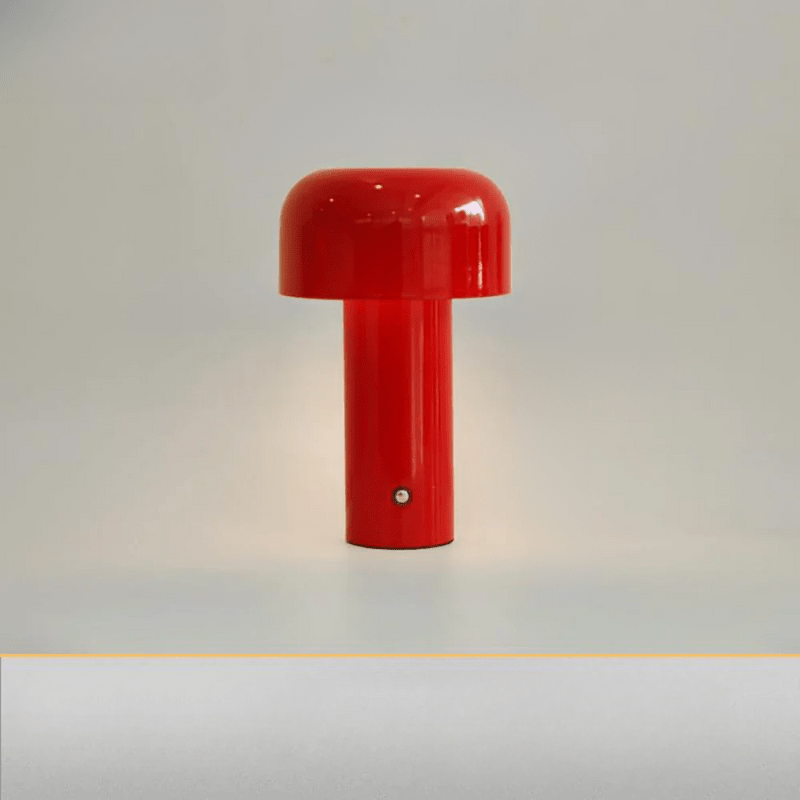 Verspielte Tischlampe in Pilzform