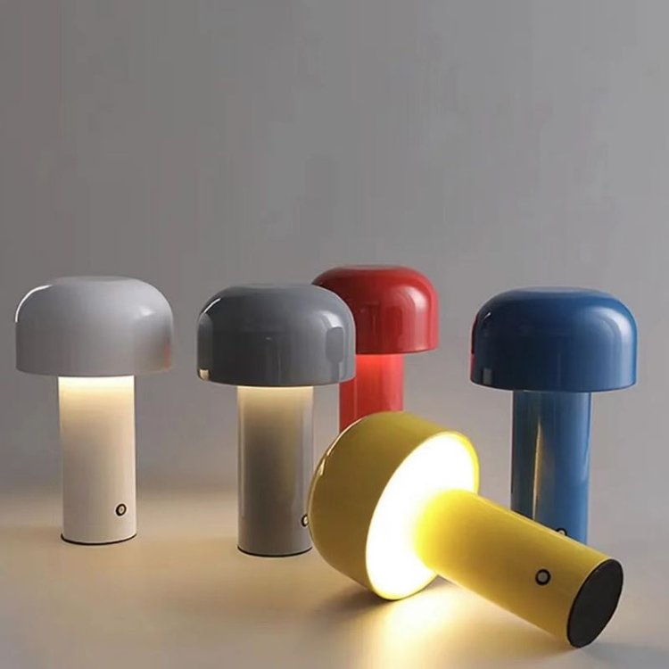 Pilzförmige kabellose Tischlampe