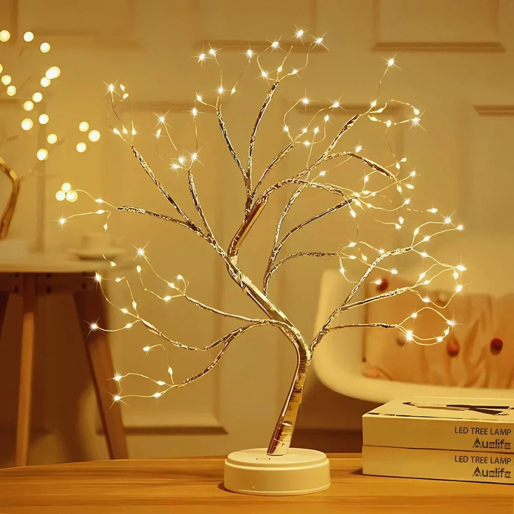 Dekorative Feenbaum-Tischlampe