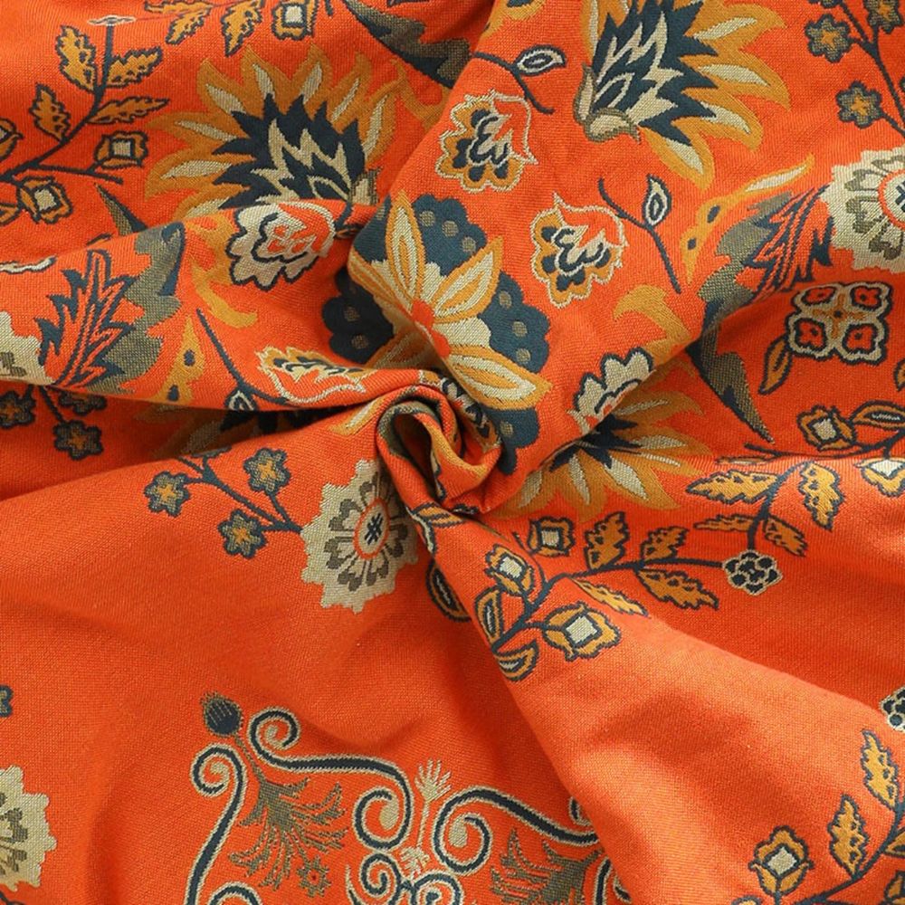 Wendbare Decke im Vintage-Blumenmuster