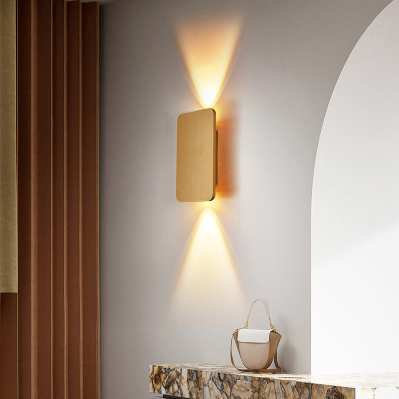 Moderne Wandleuchte aus Glas