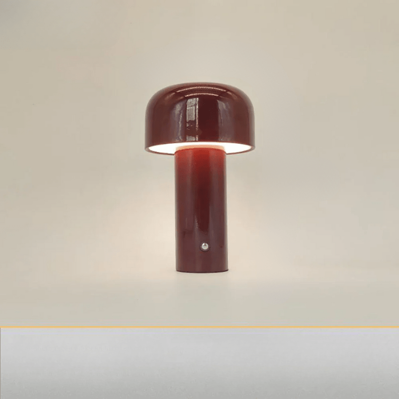 Verspielte Tischlampe in Pilzform