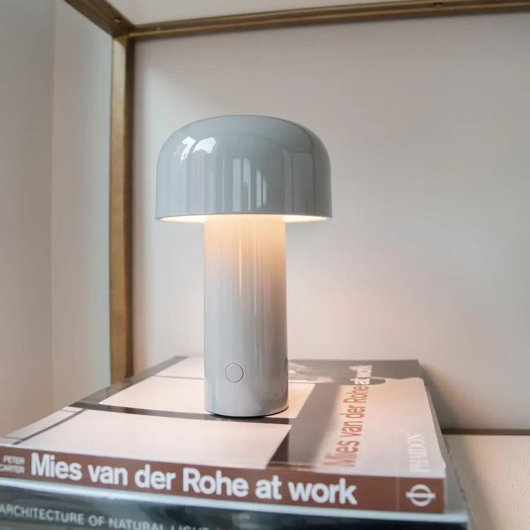 Pilzförmige kabellose Tischlampe