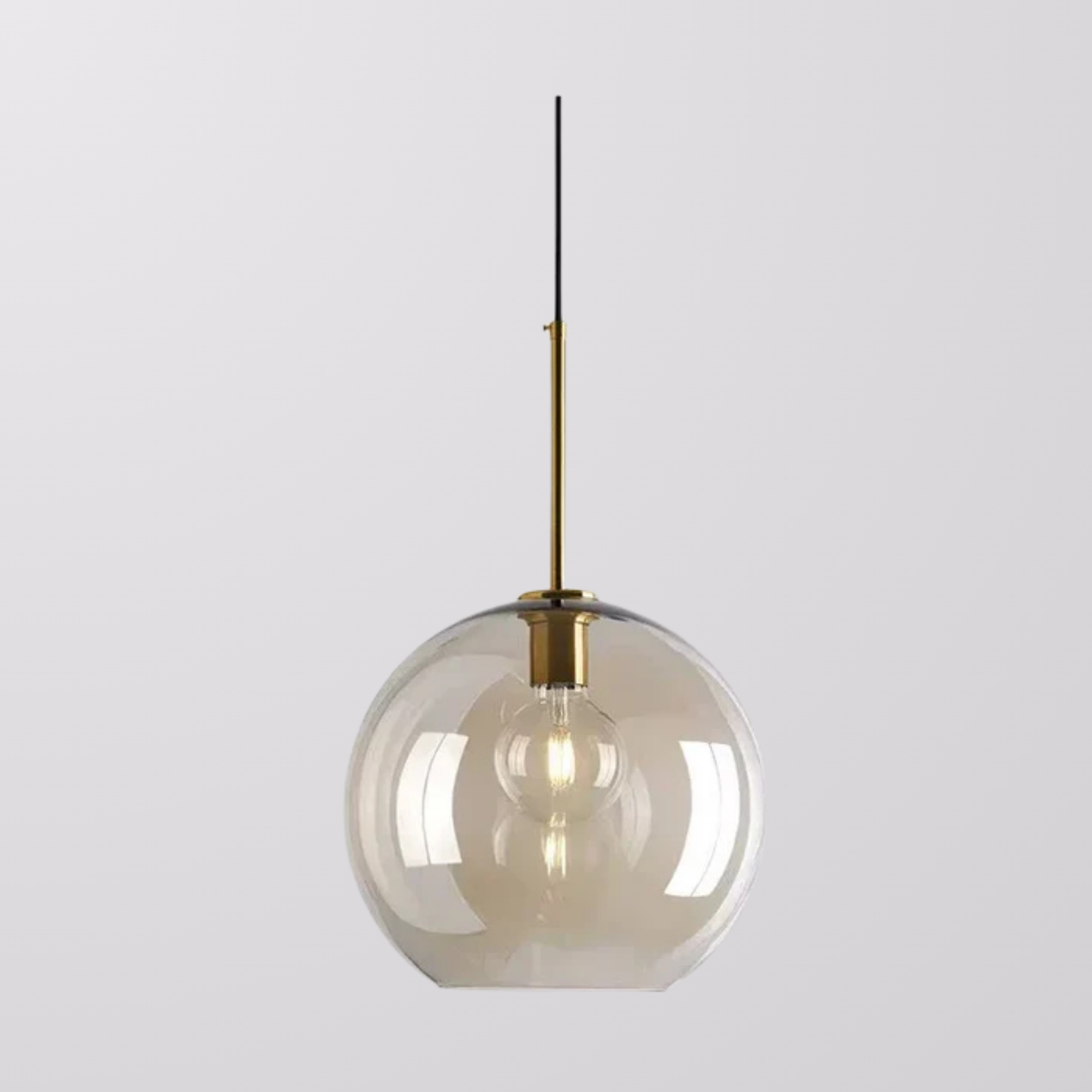Moderne Glas-Pendelleuchte
