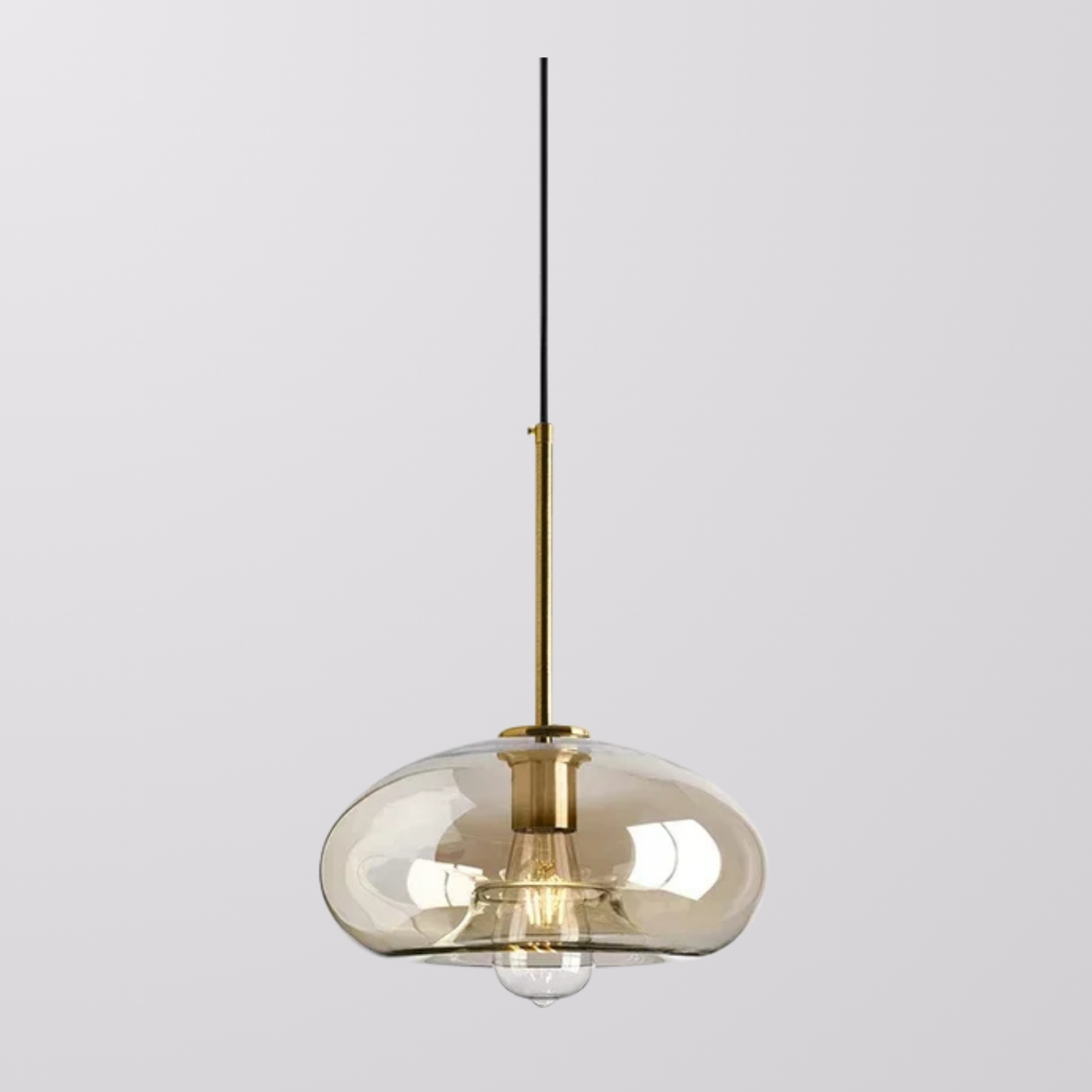 Moderne Glas-Pendelleuchte