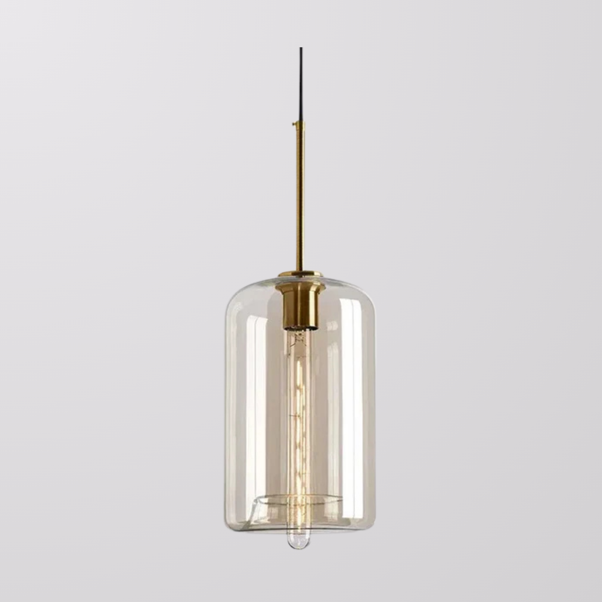 Moderne Glas-Pendelleuchte