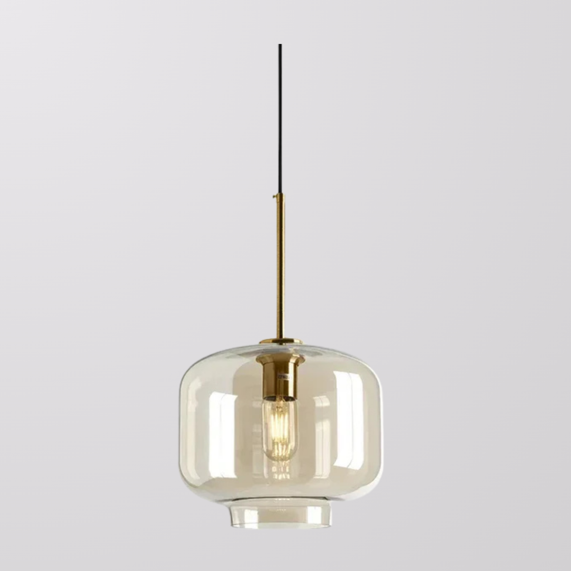 Moderne Glas-Pendelleuchte