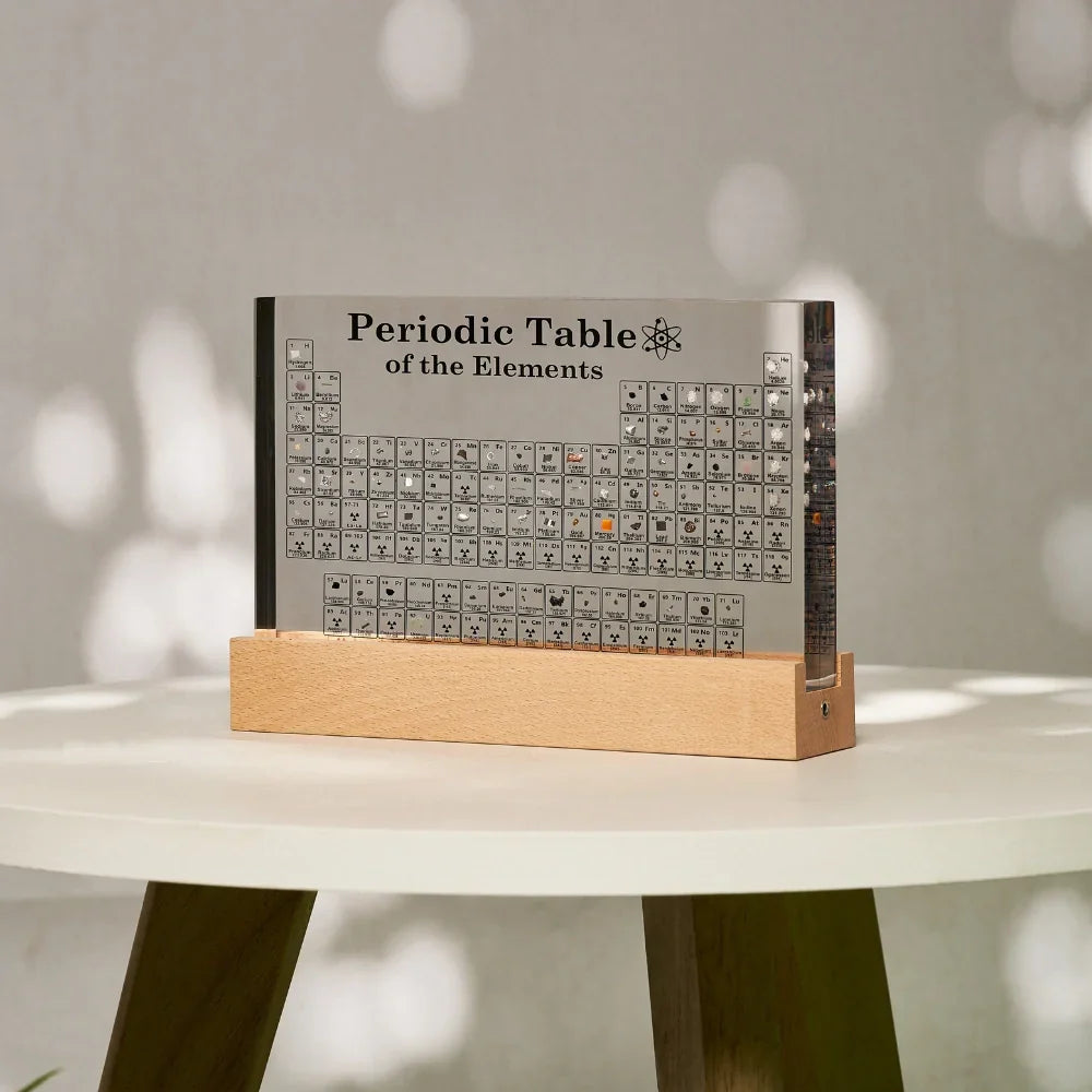 Periodensystem-Display aus Acryl