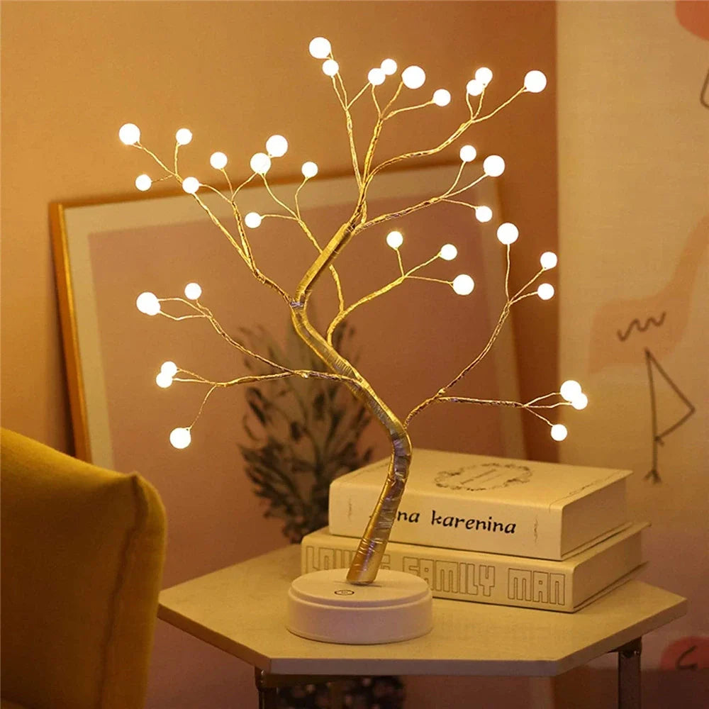 Dekorative Feenbaum-Tischlampe