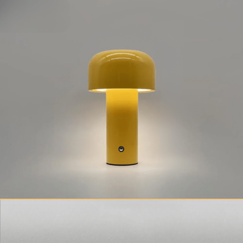 Verspielte Tischlampe in Pilzform