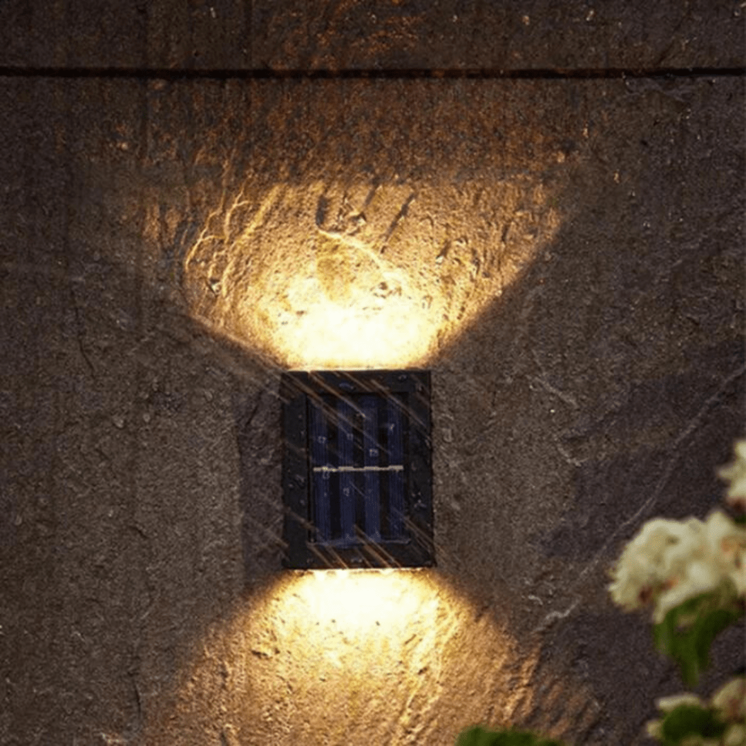 Solar-Gartenwandleuchte