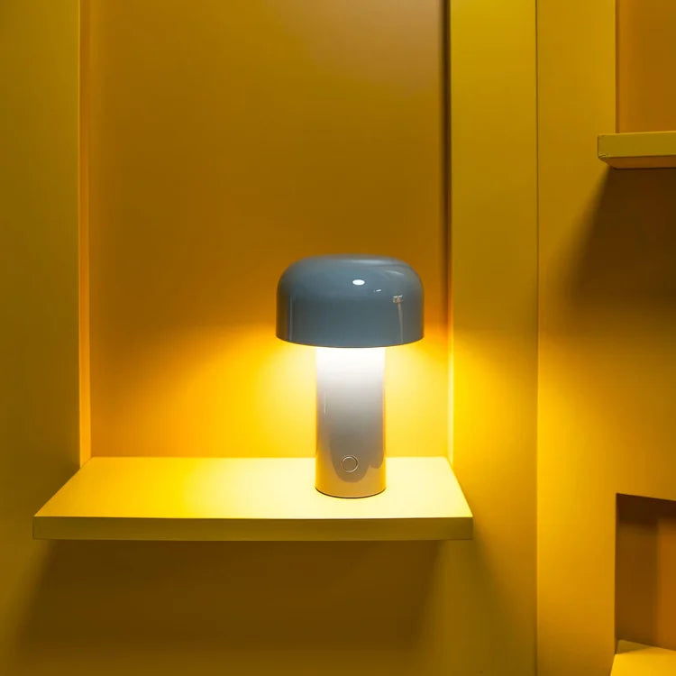 Pilzförmige kabellose Tischlampe