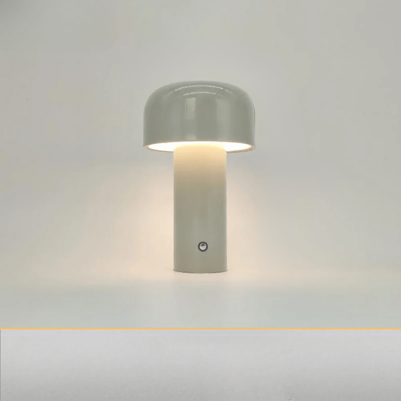 Verspielte Tischlampe in Pilzform