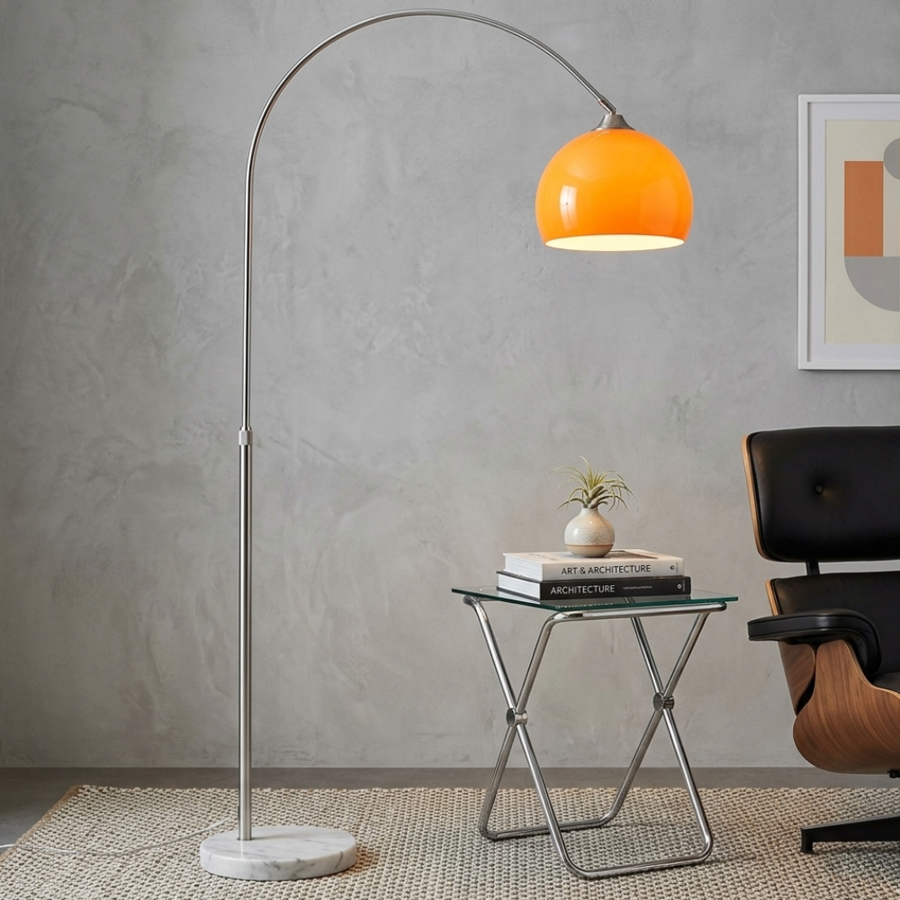 Acryl-Kugel-Stehlampe