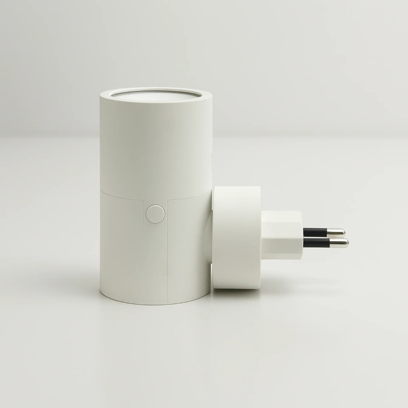 Minimalistische Wandleuchte zum Einstecken
