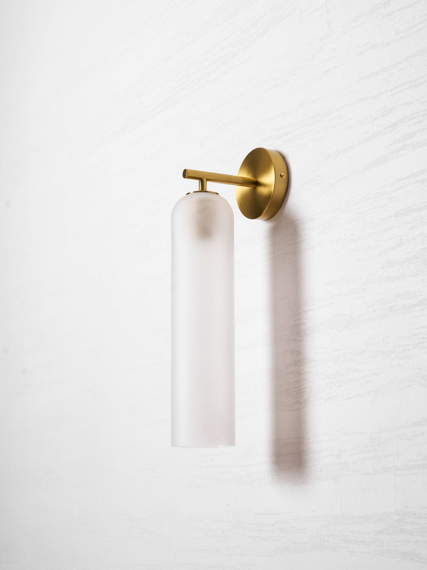 Wandleuchte aus Kunstglas