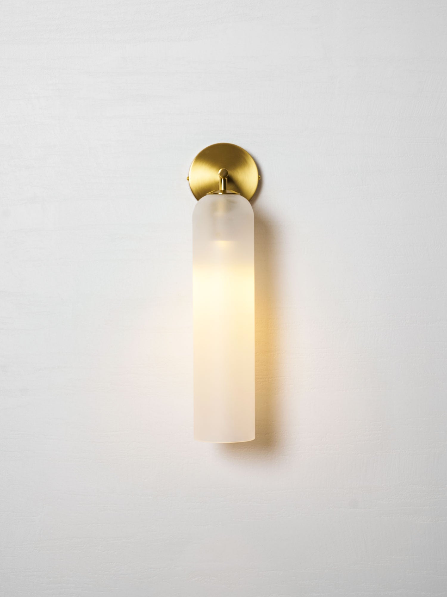 Wandleuchte aus Kunstglas