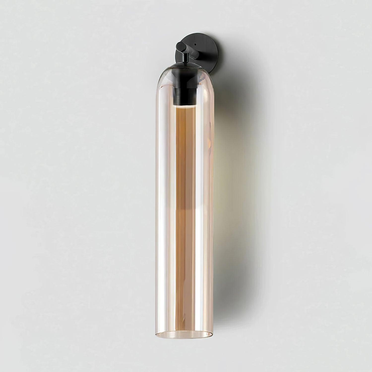 Wandleuchte aus Kunstglas
