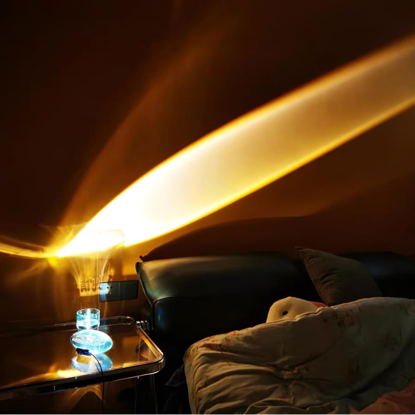 Skulpturale Kristall-Tischlampe