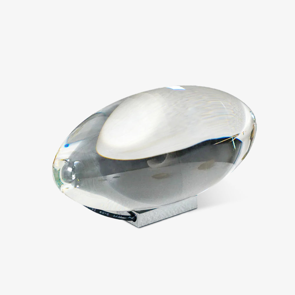 Skulpturale Kristall-Tischlampe