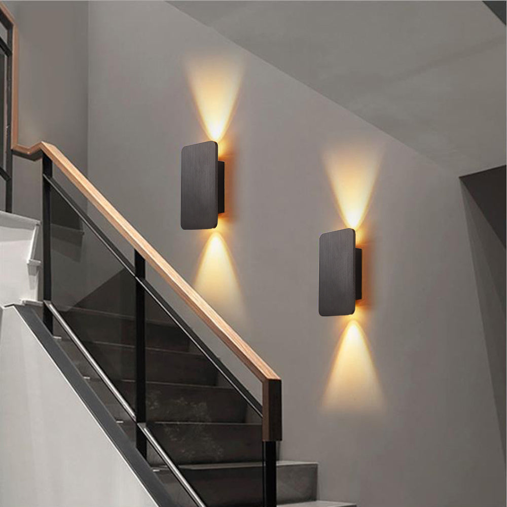 Moderne Wandleuchte aus Glas