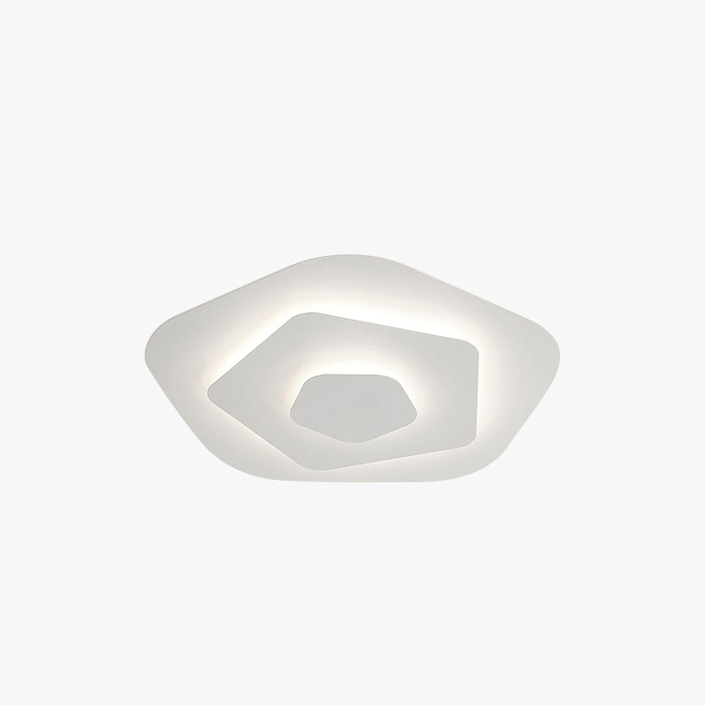 Round acrylic metal ceiling lamp