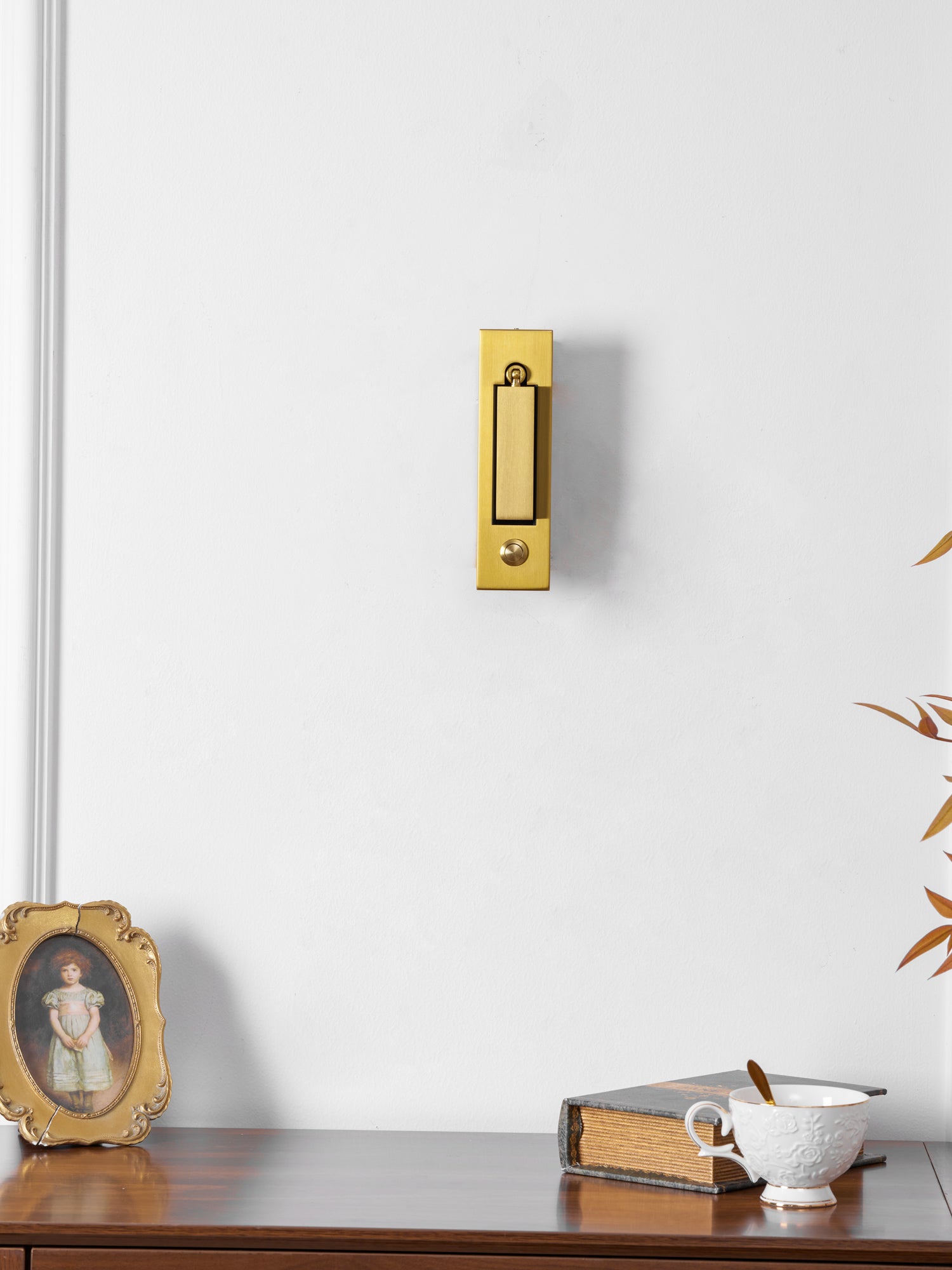 Flach zusammenklappbare Nachttischlampe
