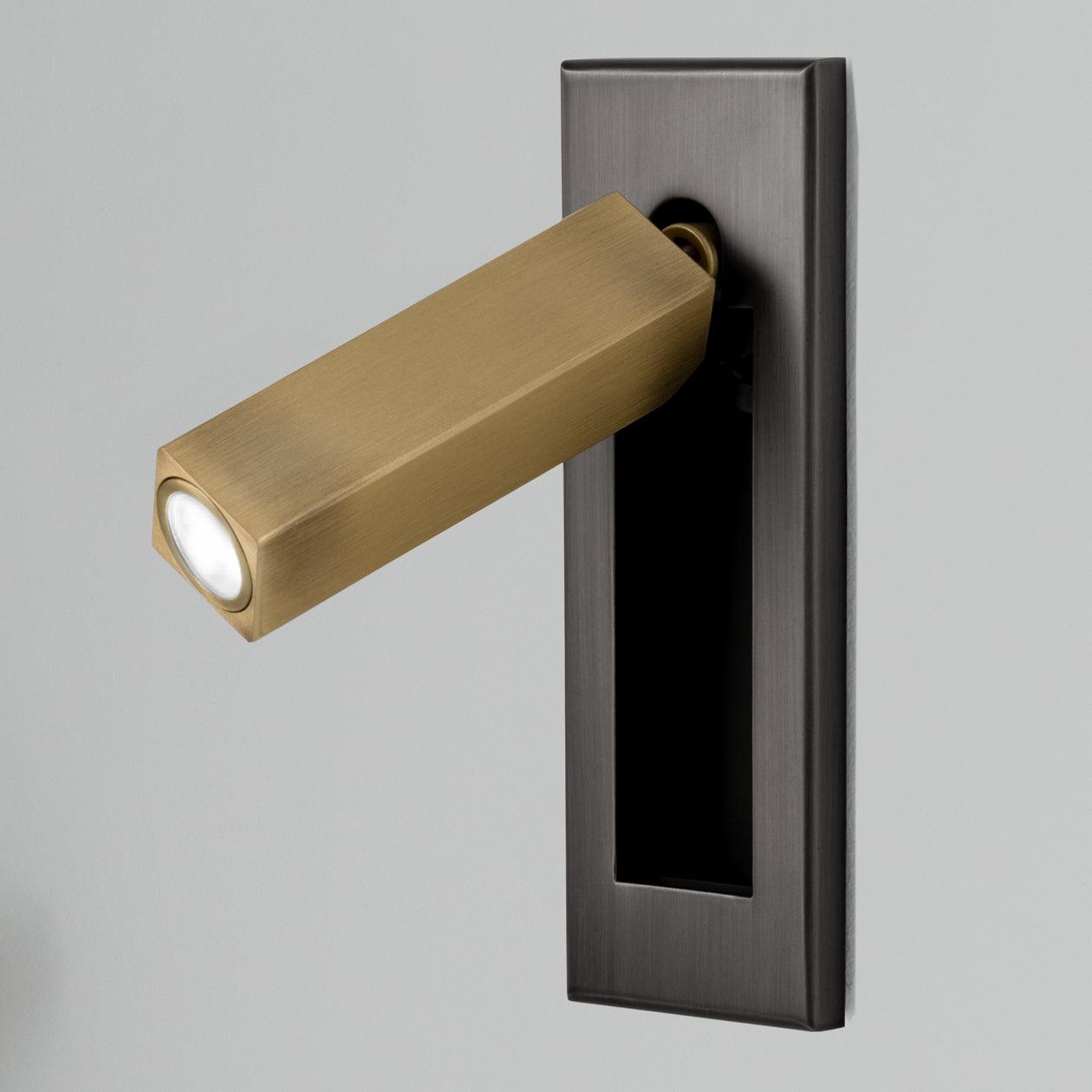 Flach zusammenklappbare Nachttischlampe
