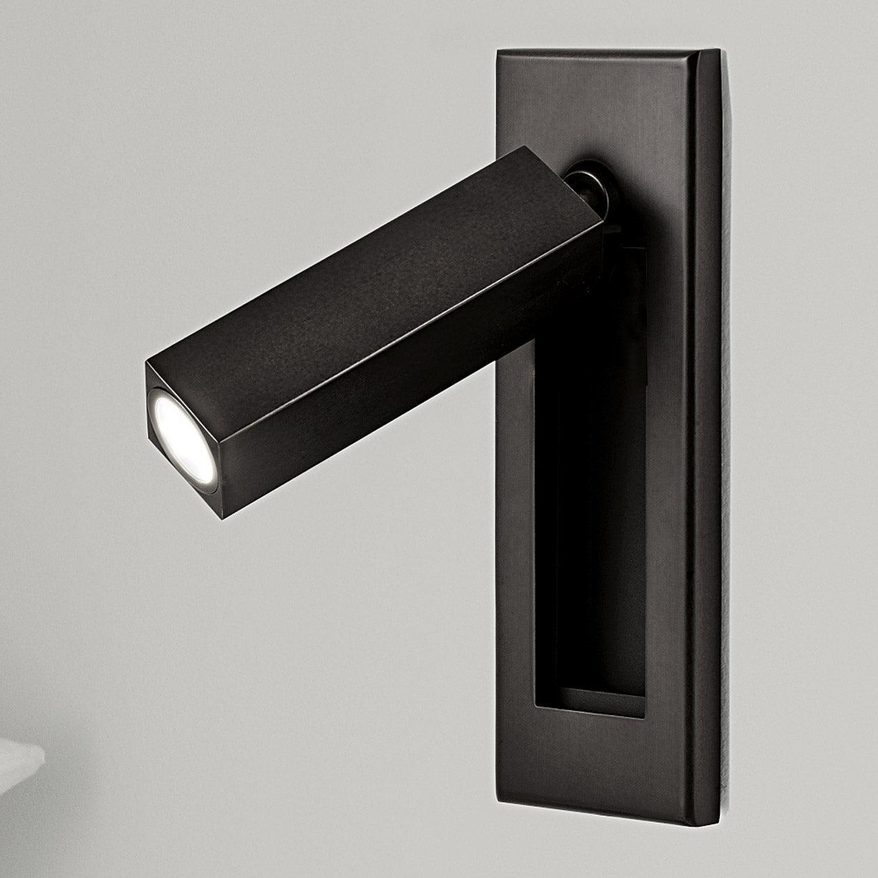 Flach zusammenklappbare Nachttischlampe