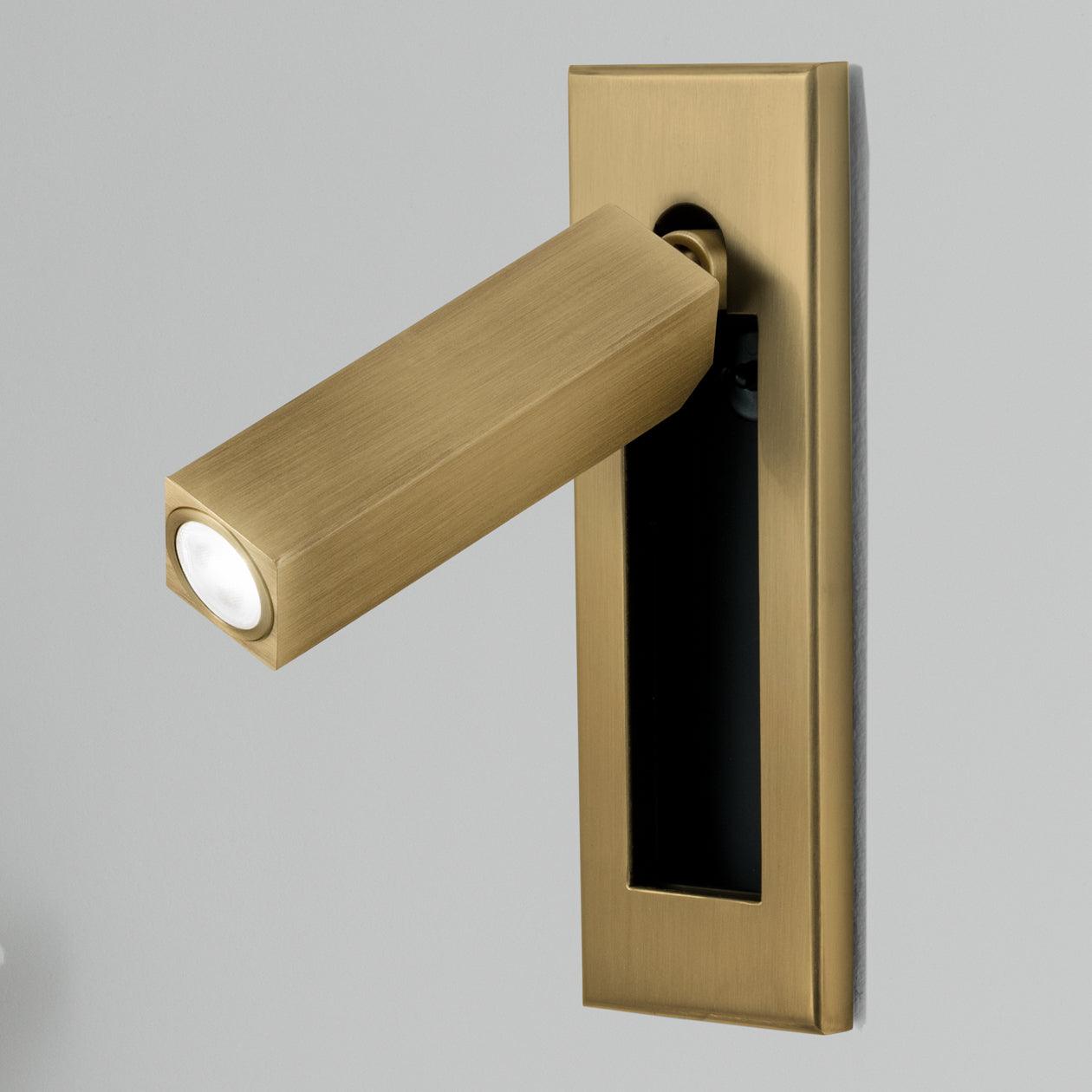 Flach zusammenklappbare Nachttischlampe