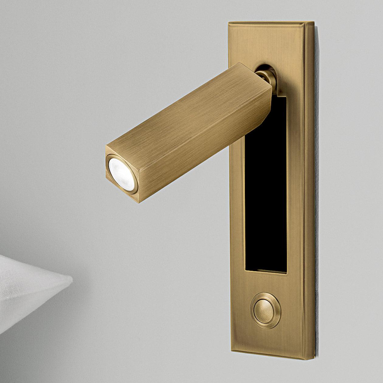 Flach zusammenklappbare Nachttischlampe