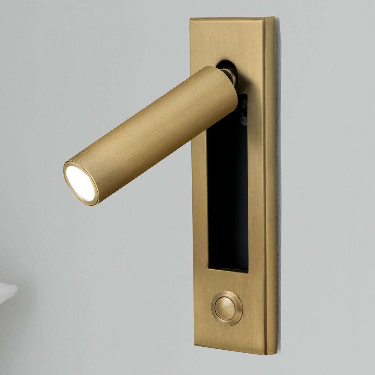 Flach zusammenklappbare Nachttischlampe